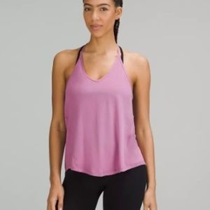 Lululemon Modal Silk Yoga Tank Top Size 10 - Velvet Dust